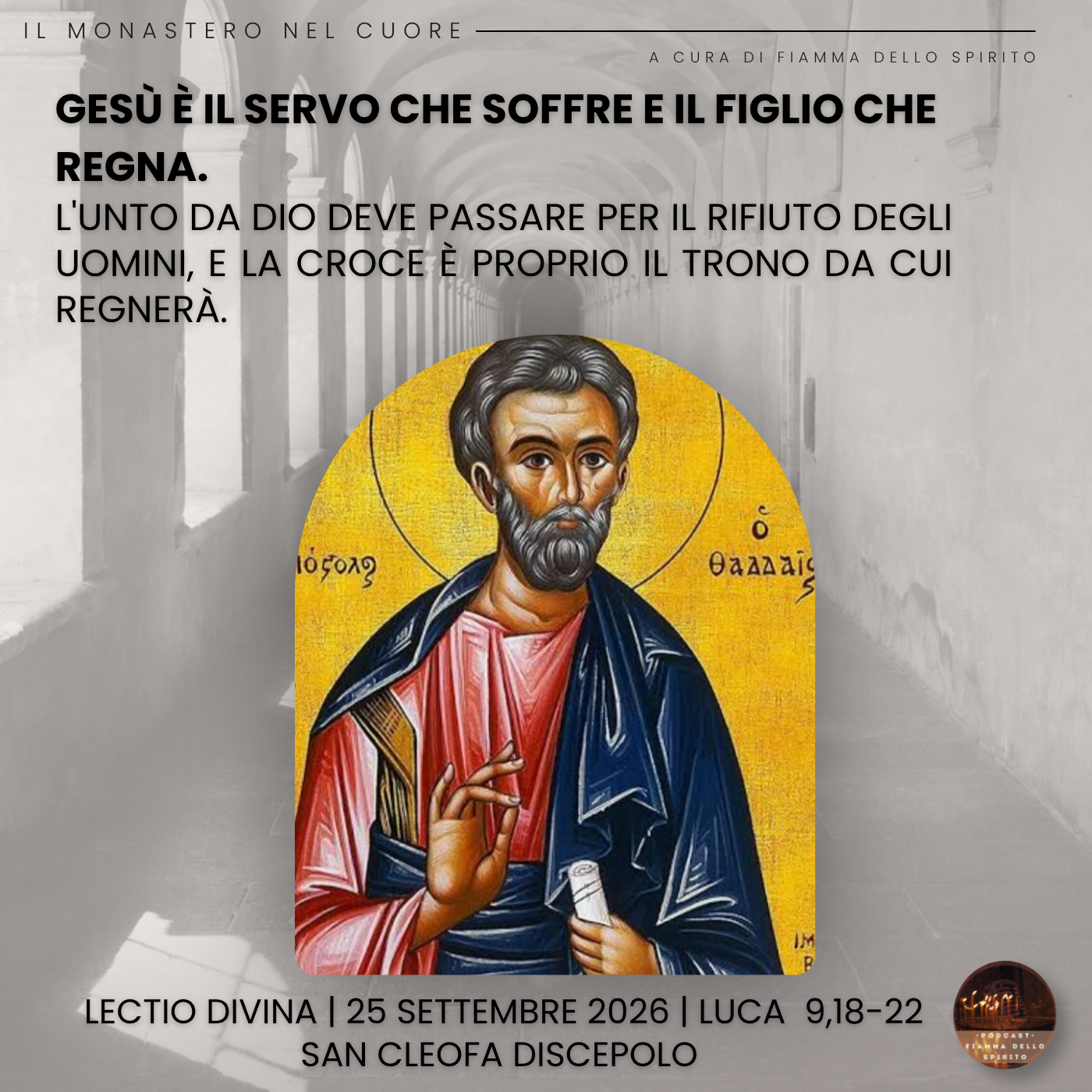 Lectio divina sul Vangelo secondo Luca 9,18-22